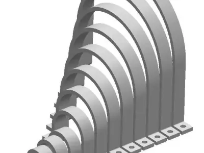 tube holder cylinder holder 3D model