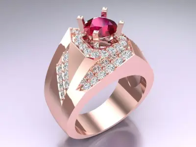 Diamond Rings  - N5271 3D print model