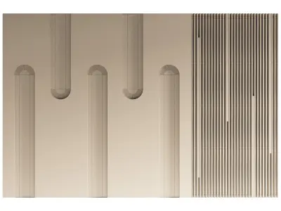 Wall 3D panel 16 3D model