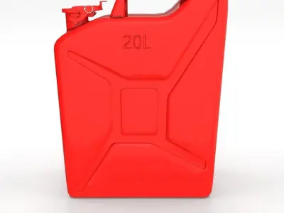 Jerry Can 2 PBR Low-poly 3D model