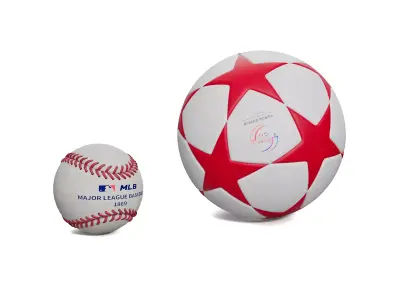 baseball football 3D model