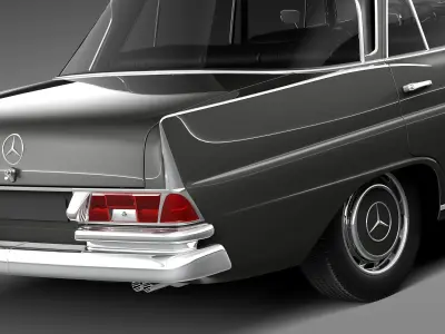Mercedes-Benz 300SE W112 1961-1965 3D model
