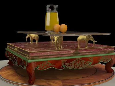 Chinese coffee table  3D model buy