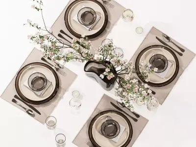 Table setting-H31 3D model
