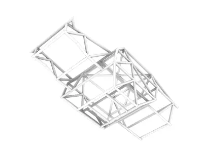 TMR Rock Crawler Space Frame 3D model