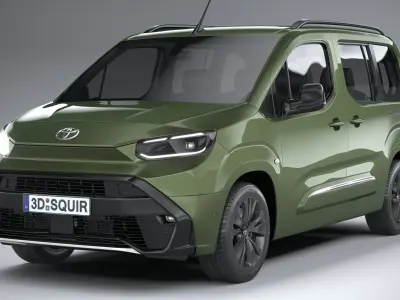 Toyota ProAce City Verso 2025 3D model