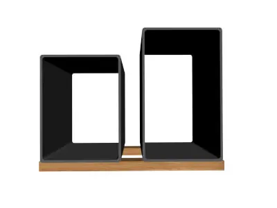 3 8in Wall x12in Rectangle Tube 3D model