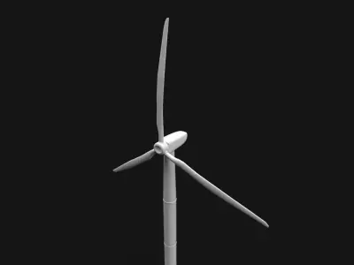 Wind generator Free 3D model