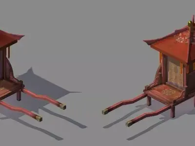 Game Official - Transport - Carriage 02 3D model