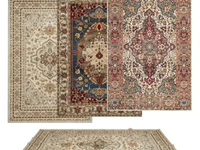 Rugs No 104 Low-poly 3D model
