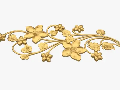 Classic decor ornament 236 3D model
