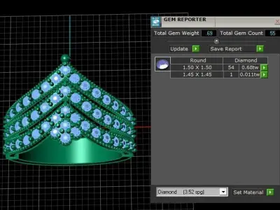 FILIGREE STYLISH NEW RING 3D PRINTABLE MODEL  3D print model