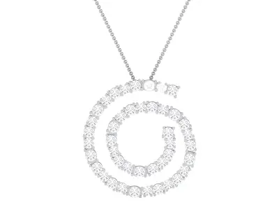 Solitaire Women Pendant 3DM STL OBJ FBX Render Details 3D print model shop