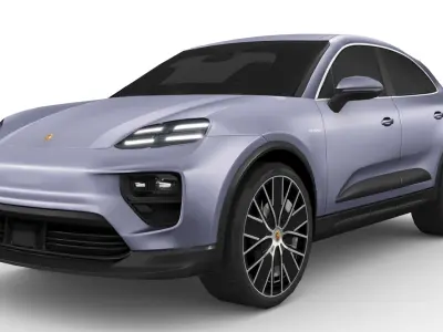 Porsche Macan 4 Electric 2024 Low-poly 3D model