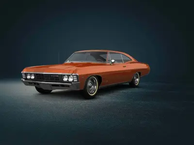 CHEVROLET IMPALA 1967 3D MODEL 3D model