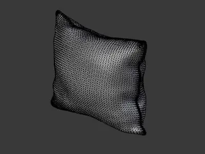 Piped Pillow 3D model