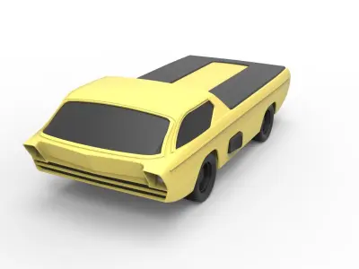 Dodge Deora 1967 Scale 1 to 24 3D print model
