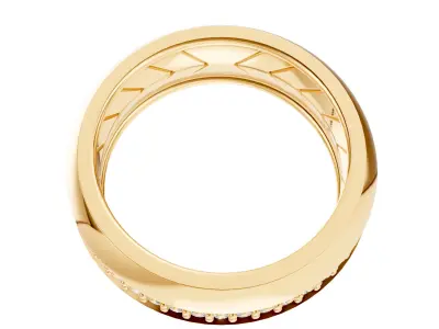 Wedding Band  Free 3D print model