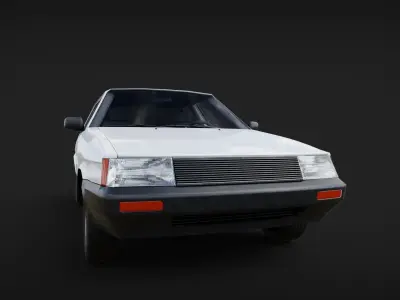 Toyota Corolla MK5  Low-poly 3D model