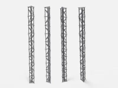 sci fi Mast 3 3D model