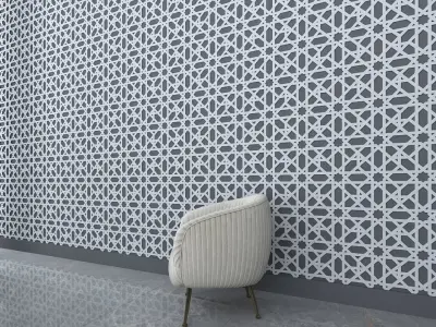 3d wall panel  Low-poly 3D model