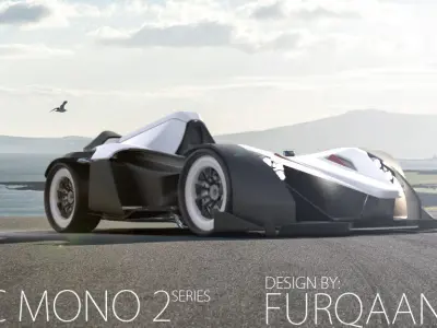 bac mono 2 concept car 3D model