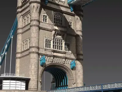 Tower Bridge London 3D model