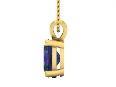 AV 550 Oval Pendant Necklace 3D print model