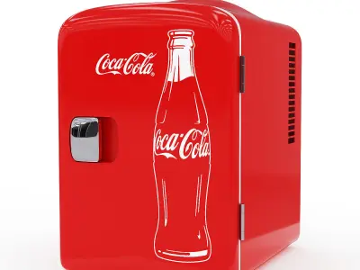Mini Fridge Coca cola 3D model