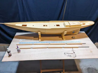 1 32 RC Schooner 3D print model