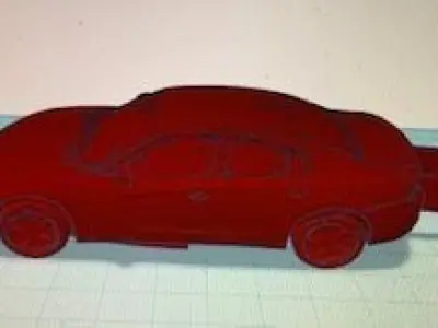 Dodge Charger Key Fob Cover 3D print model