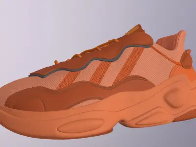ADIDAS OZWEEGO SHOES PBR Low-poly 3D model