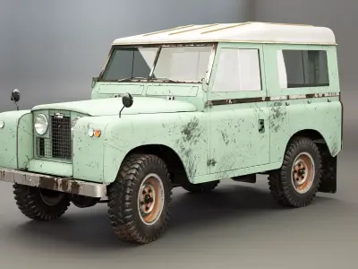 Land Rover Series II SWB 3D model