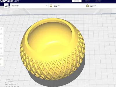 Garden Pot 21 3D print model