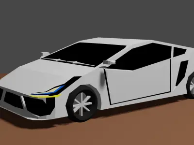 3D Sport Car 2O 3D model