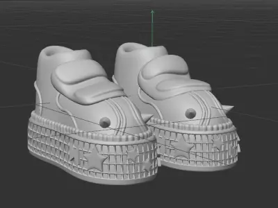 shoes Free 3D model purchase