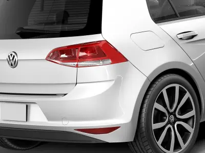 Volkswagen Golf GTE 2015 3D model
