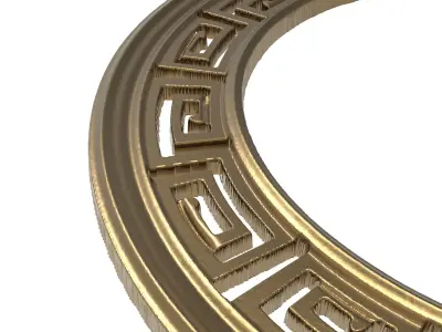 carved frame 3D model 64