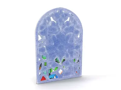 Vibrant Stained Glass Window model pack Low-poly 3D model