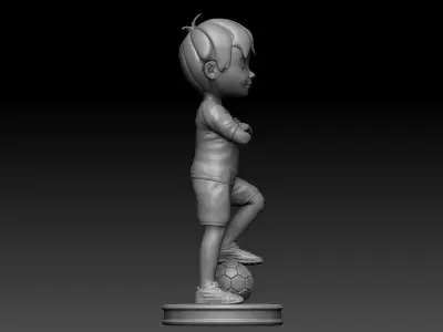 3D Printable Football Kid 3D print model