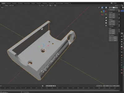 Nitro Bee Rugged Mount Case 3D print model