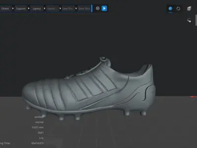 football adidas Adipower Predator X 3d print  3D print model