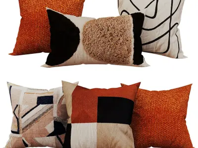 Decorative set pillow vol 5 3D model