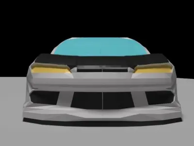 LOW POLY Nissan Silvia S15 for 3ds max Low-poly 3D model