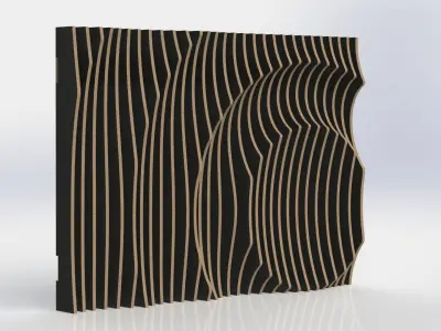 Parametric Wall O 3D model