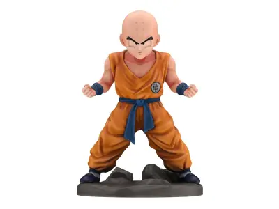 Krillin 3D Print figurine of man 3D print model