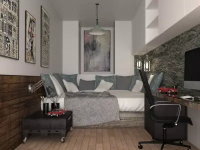 ROOM VRAY SET 3D model
