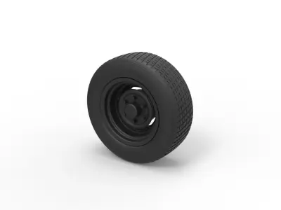 Car wheel 2 3D print model