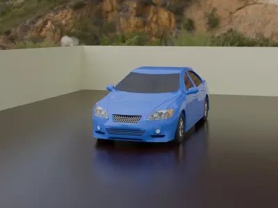 3D car for gaming and animation 3D model