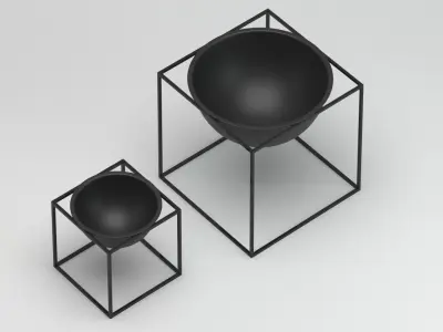 Planters planter set 3D model